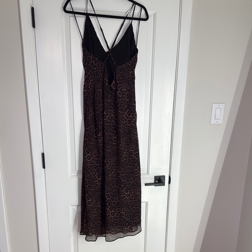 Bardot leopard dress